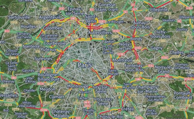 Paris Live Traffic View